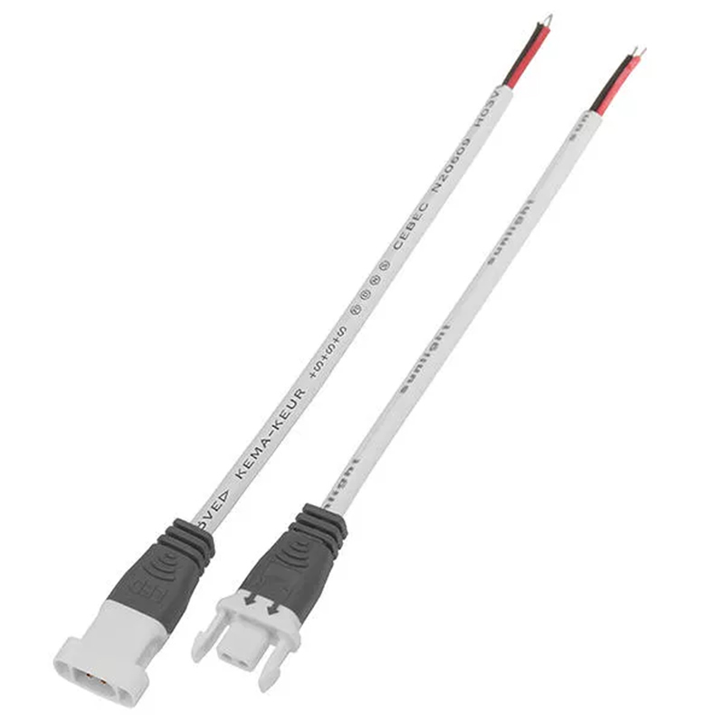 2 Pin Grey Connector Wire Cable for Male Female LED Strip Light